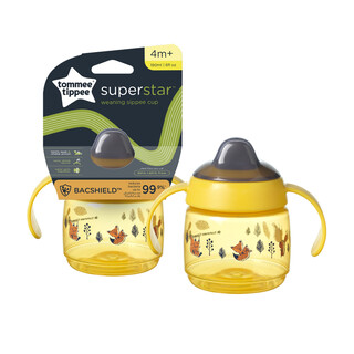 Tommee Tippee Superstar Sippee Weaning Cup, Babies Sippy Bottle, 190 ml A